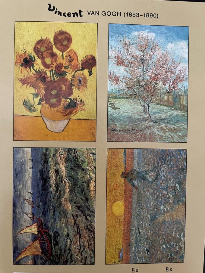 Luka Basic Kaarten Vincent van Gogh (1853-1890)