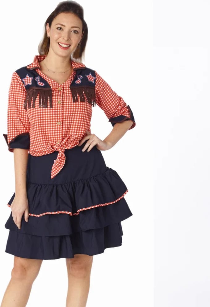 Kostuum Cowgirl Celeste - Maat 36