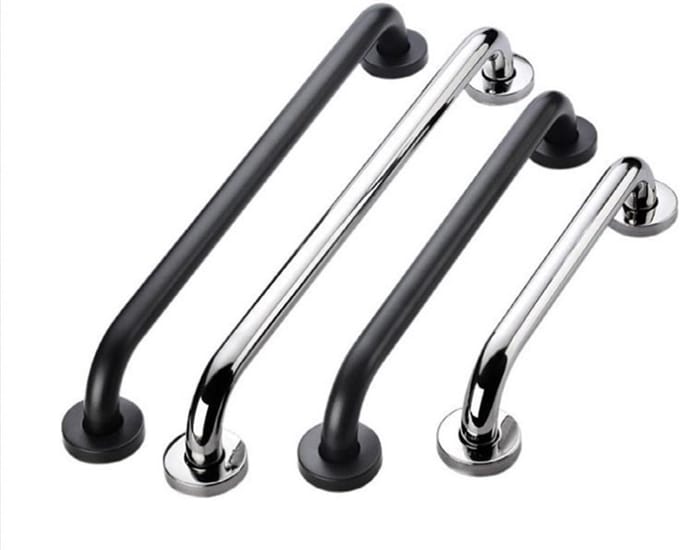 Veiligheidsbeugel Badkamer - Wandbeugel Douche - Extra Steun - Zonder Boren - 40 cm - Chroom