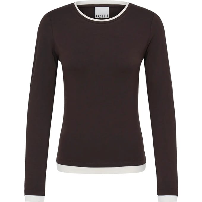 Dames-T-shirt met lange mouwen Ichi IHAstra