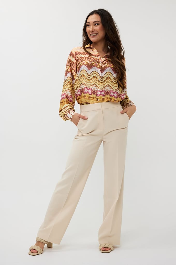 EsQualo Blouse Basic Dreamstory Print Taglia: 40 | Maglie a manica lunga Outlet | Donna