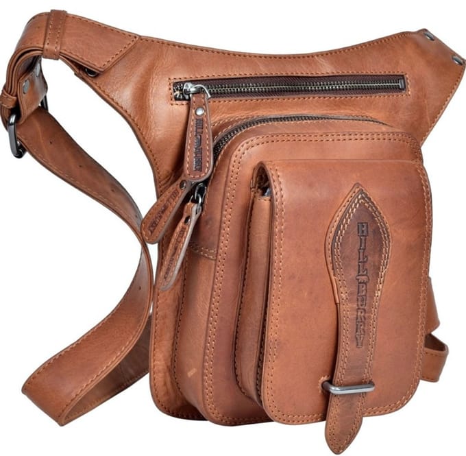 Hillburry leren crossbody beentas