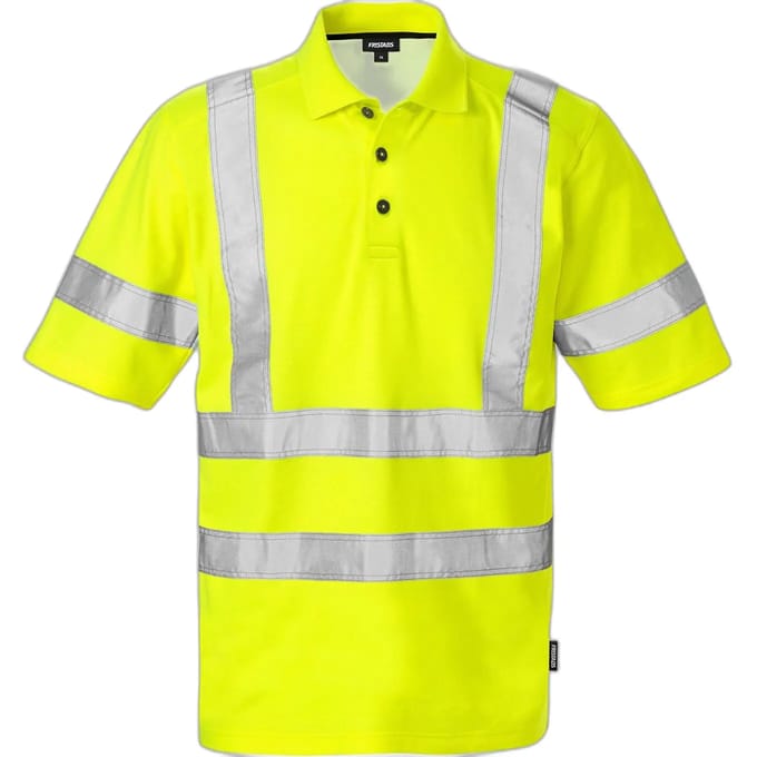 Fristads Hi Vis Poloshirt Klasse 3 7025 Phv - Hi-Vis geel - M