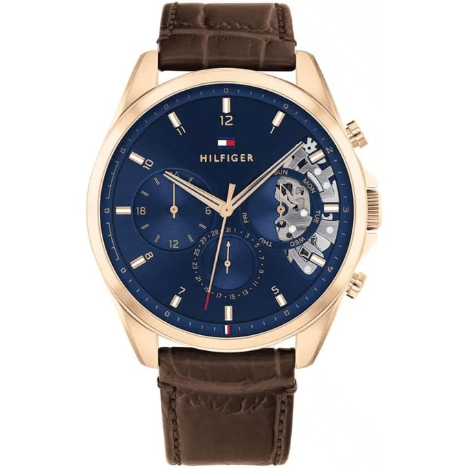 Tommy Hilfiger 1710453 Baker Chronograaf Herenhorloge 43.5mm bruin