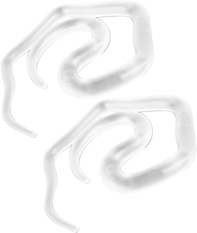 Haar Krultang Knot - Haar Maker - Snel Kapsels Maken - Onzichtbaar en Comfortabel - 2 Stuks - Transparant