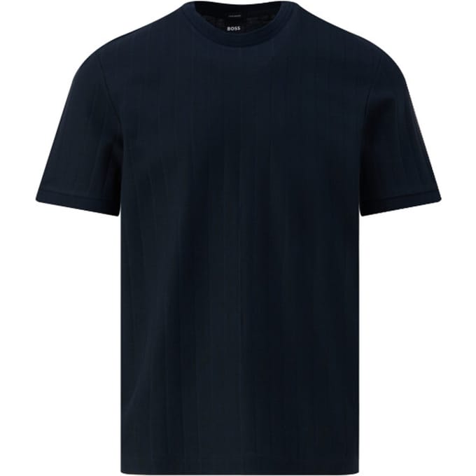 T-shirt BOSS Black H-Thompson navy ronde hals