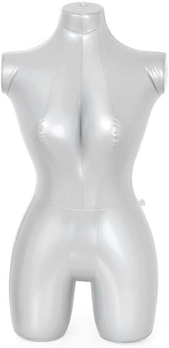 Opblaasbaar Vrouwen Mannequin Torso Model voor Kledingpresentatie - 84 cm Hoog