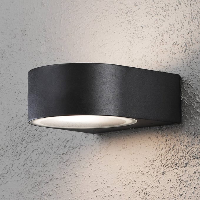 Konstsmide Teramo 7510-750 Buitenlamp (wand) Spaarlamp, LED E27 40 W Zwart