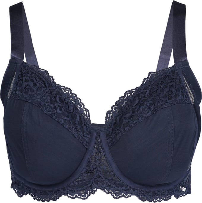 Sapph Ronja Non Padded Wire Bra Dames Beha - Black Iris - Maat 80D
