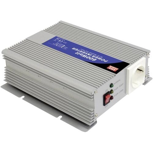 MEAN WELL A301-600-F3 Omvormer 600 W 12 V/DC - 230 V