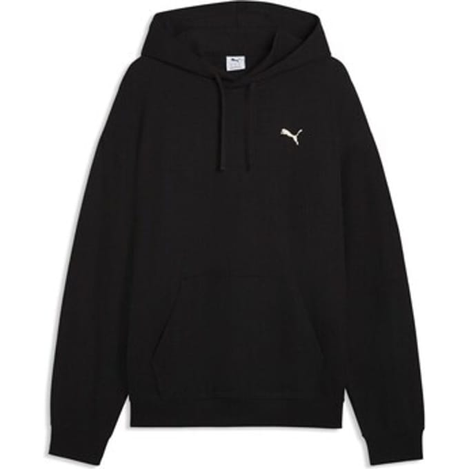 Puma ESS Elevated Relaxed Hoodie Heren Zwart - Maat M