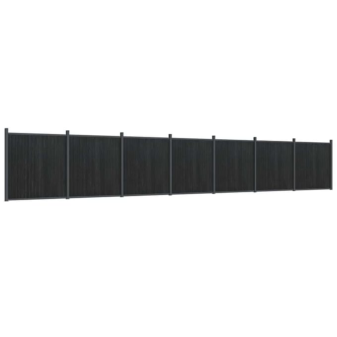 vidaXL - Schuttingpaneel - 1218x186 - cm - HKC - grijs