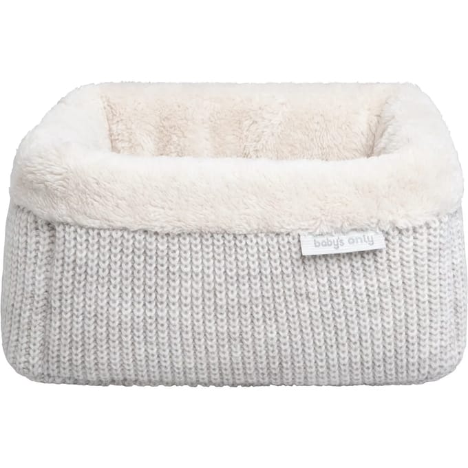 Baby's Only Gebreide commodemandje - Opbergmandje - Commode organizer - Babykamer accessoires Hope - Ecru