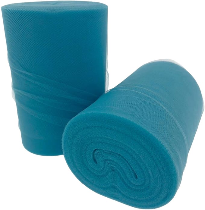 Tule - Tule rol blauw 91m