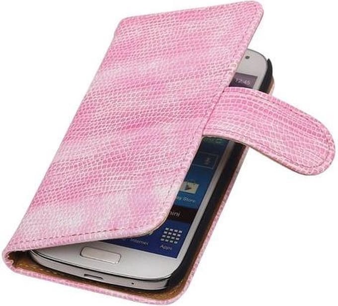 Lizard Bookstyle Hoes Turquoise - Samsung Galaxy S3 i9300