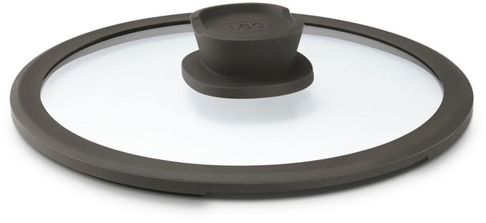 Glazen deksel Stone+ 24cm - Grijs -