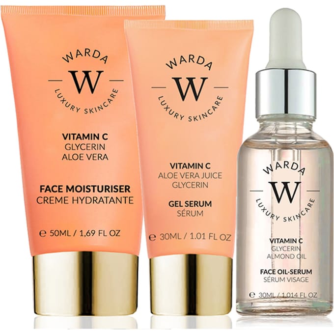 Skin Glow Boost Vitamine C Moisturizer 50m + Vitamine C Glow Boost Olie-Serum 30ml + Skin Glow Boost Vitamine C Gel Serum 30ml