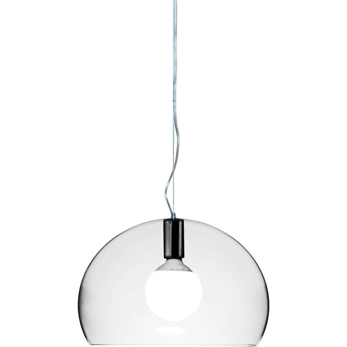 Kartell - Small FL/Y Hanglamp - glashelder - transparant