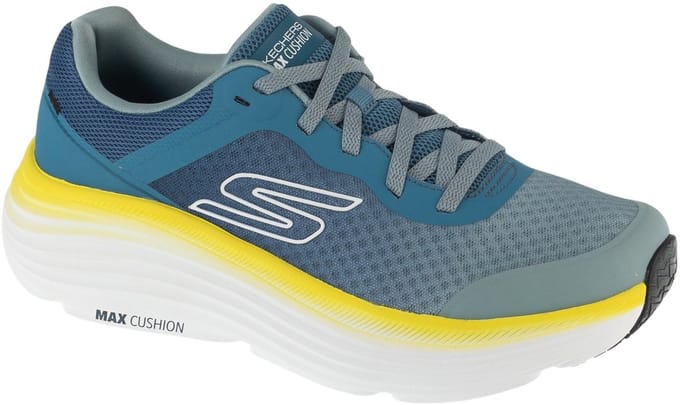 Skechers Max Cushioning Endeavor, Mannen, Grijs, Hardloopschoenen, maat: 43,5