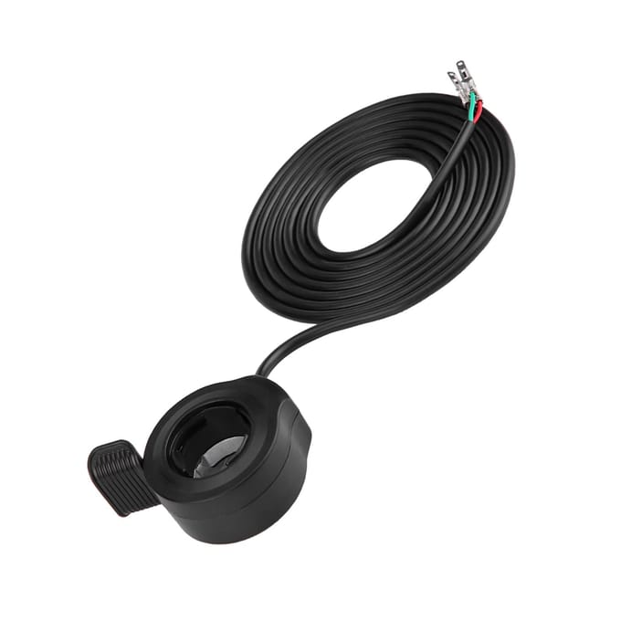 22mm 78inch Universele Duim Gashendel Snelheidsregeling Assemblage voor E-bike Elektrische Fiets Scooters zwart