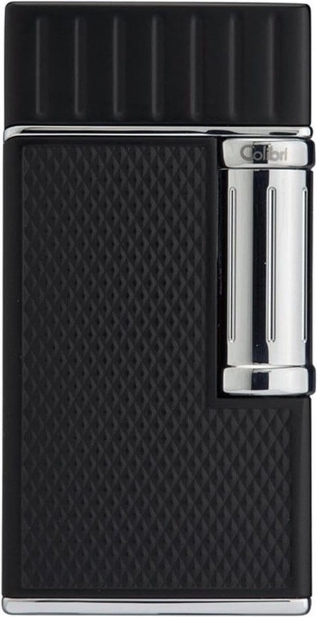 Colibri vuursteen aansteker twin-flame zwart-chroom