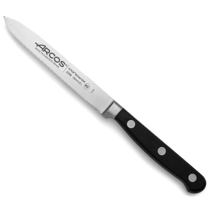 Couteau à Tomates - ARCOS - Opera - Lame en Acier Inoxydable Forgé - 130 mm - Compatible lave-vaisselle