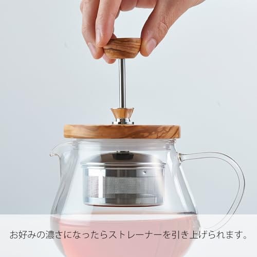Hario Teaor Theepot met Olijfhout - 700ml