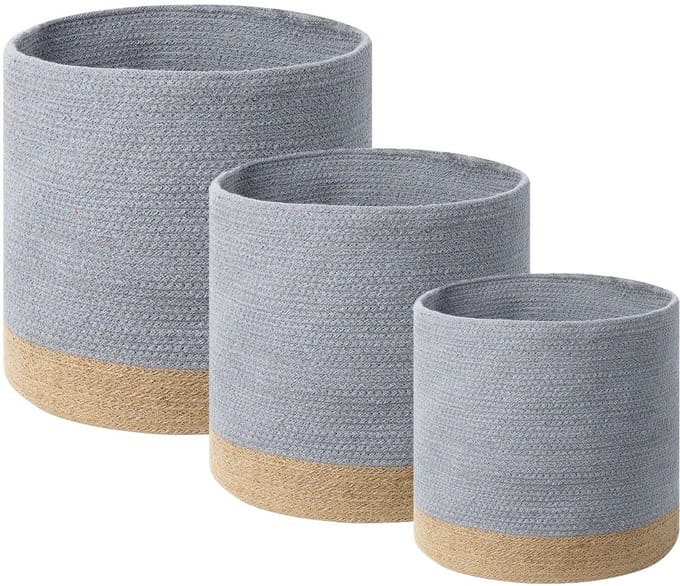 BASIMA - Manden set van 3 - Beige/Grijs - Katoen