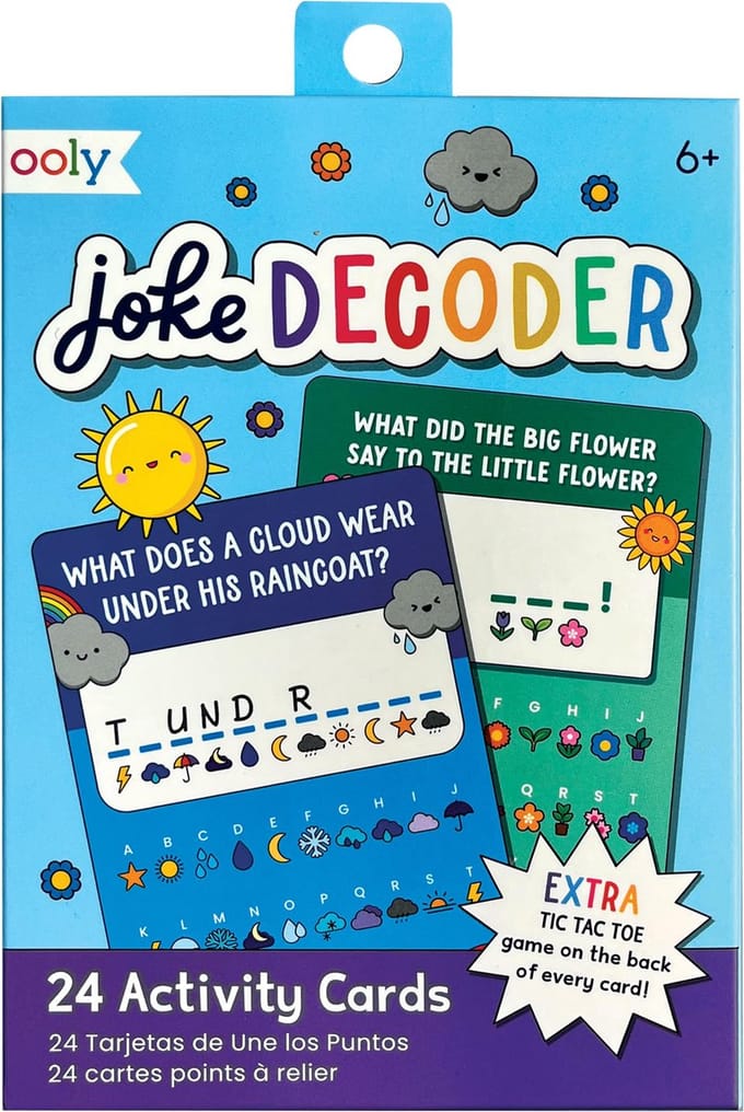Ooly - Joke Decoder - Activity cards - 24 Moppen/ontdekkingskaarten