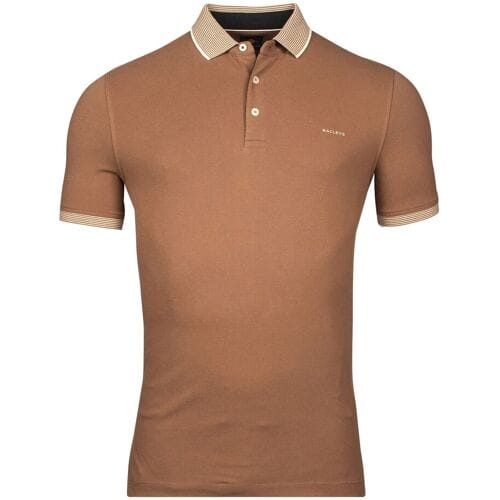 Baileys Collar Contrast Poloshirt Taupe / male