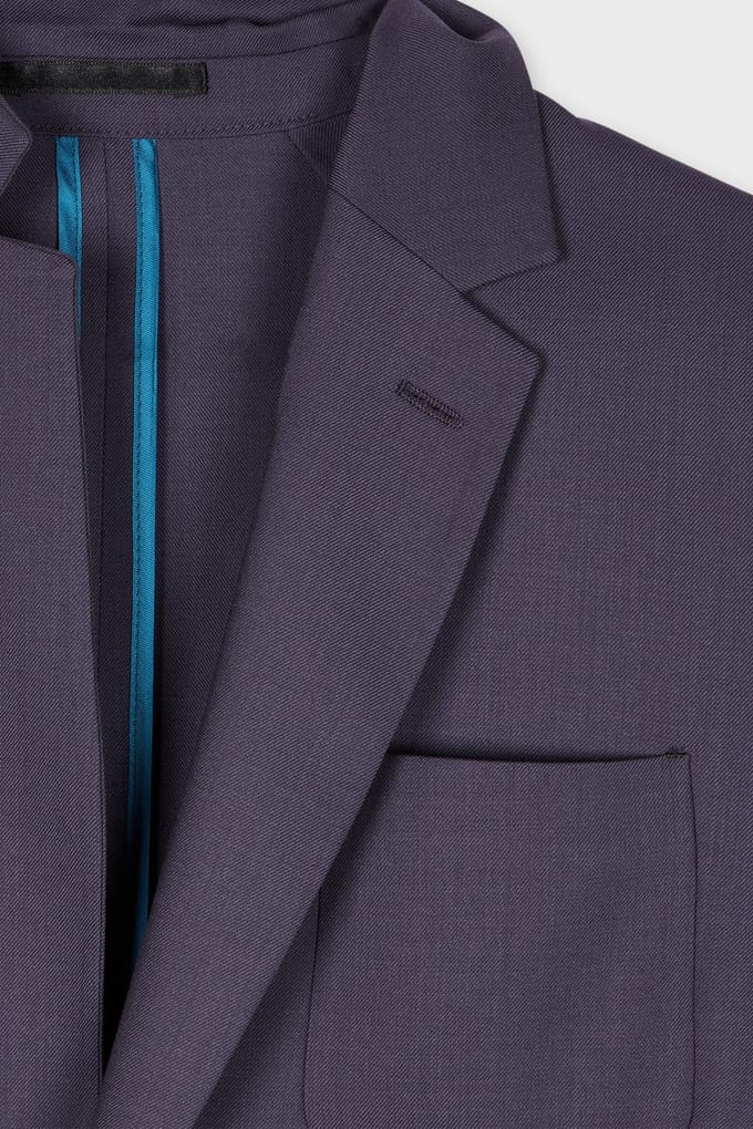 Paul Smith Mens 2 Button Jacket Dark Violet Taglia: 50 | Blazers Outlet | Uomo | Viola