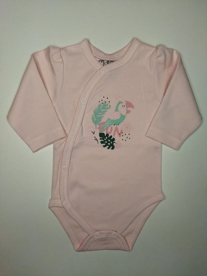 Nini - Rompertje Evi - Omslagromper - Overslagromper - Maat 62 - 2 t/m 4 maanden
