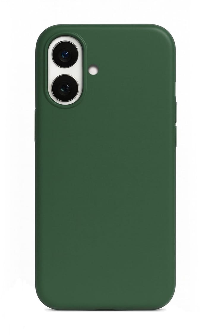 Solidenz Groen Siliconen Case geschikt voor iPhone 16 Plus hoesje compatibel met MagSafe - Pine Green