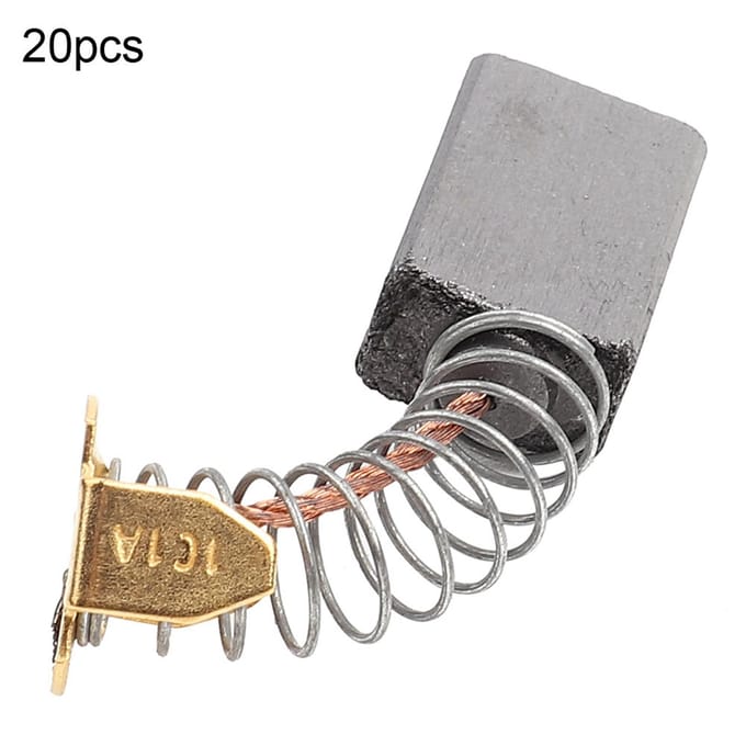20 stuks Vervangbare Zeer Geleidende Koolborstel voor Elektromotoren 101 6*10*15mm