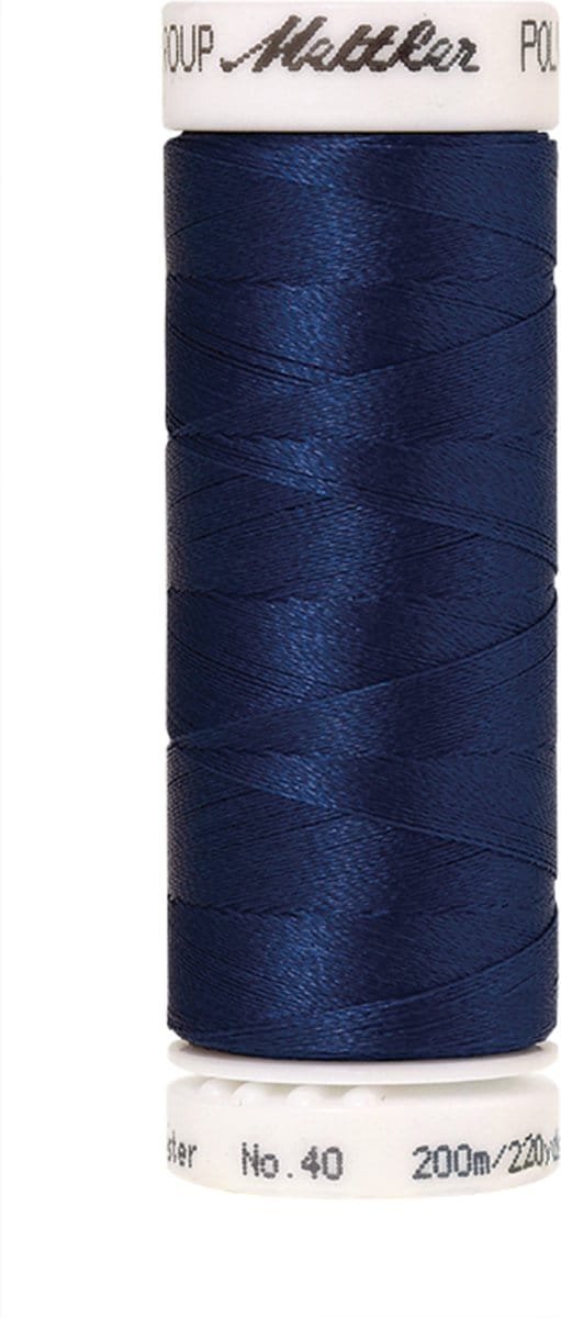 Mettler borduurgaren - Blauw - Nr 3622 - Polysheen - 200 meter
