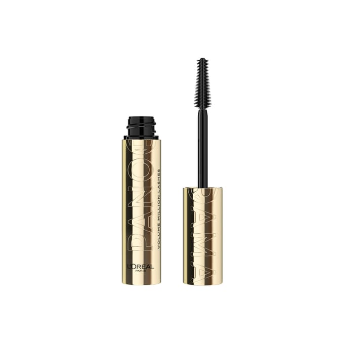L'Oréal Paris Panorama Mascara Black - Lengte, separatie en volume Mascara - korte en lange borstelhaartjes voor groter lijkende ogen - Mascara voor gevoelige ogen – Zwart - 8ml