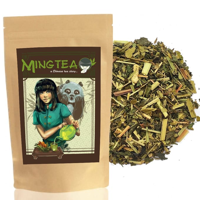 Détox Supergreen BIO – Groene Thee & Kruidenthee – Losse Thee – 250g