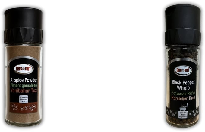 Bagdat Peper Zwart Heel + Piment Gemalen – 2-stuks