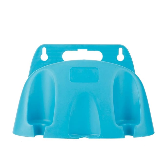 Wandgemonteerde tuinslanghaspelhangerhouder Kabelopbergbeugel blue