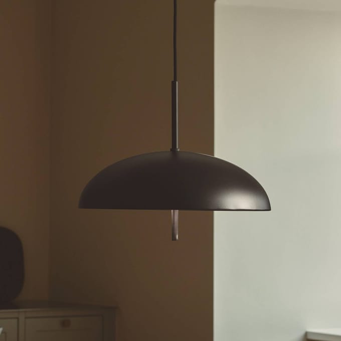 DFTP by Nordlux Hanglamp Versale, zwart, Ø 35 cm, metaal, 2 x E27