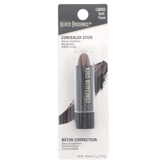 Concealer Stick, Ca8003 Donker, 5,1G(0,18 oz) black