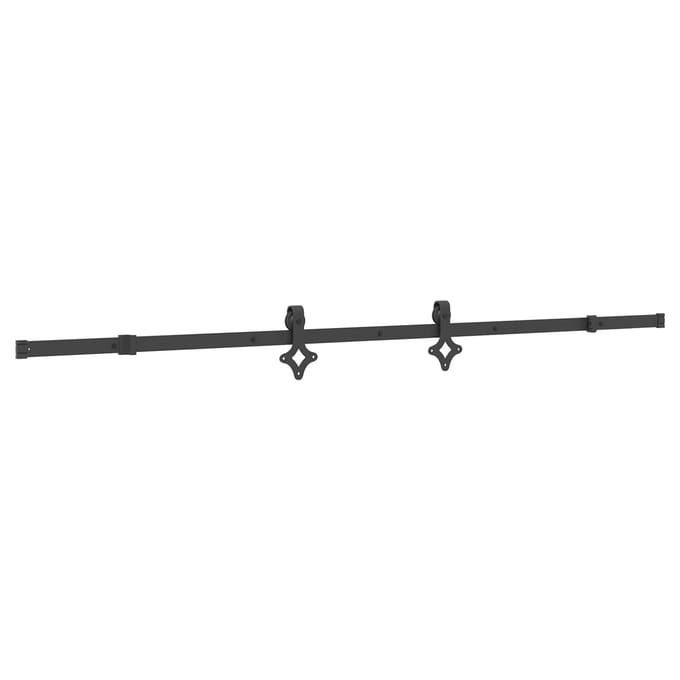 vidaXL - Schuifdeur - NARVIK - Naturel - en - Zwart - 85 - x - 210 - cm - (213,5 - cm)