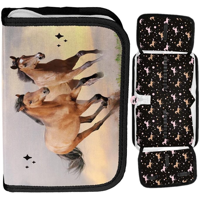 Etui ZONDER accessoires paarden PP25HA-P001BW