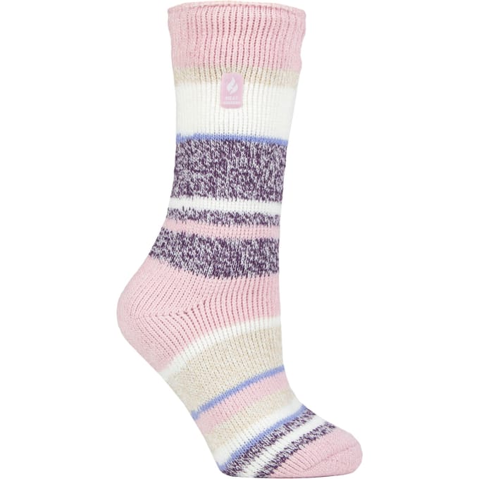Heat Holders Dames Dikke Warme Thermische Sokken - Gedust Roze (Provence)