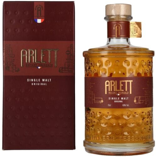 Arlett Whisky ARLETT Original Single Malt Whisky 45% Vol. 0,7l in geschenkverpakking