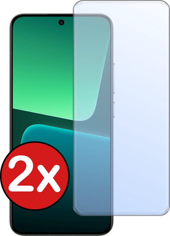 Screenprotector - 2 Stuks - Geschikt voor Xiaomi 13 - Extra Sterk - Beschermglas - Gehard Glas - Tempered Glass - Screen Protector