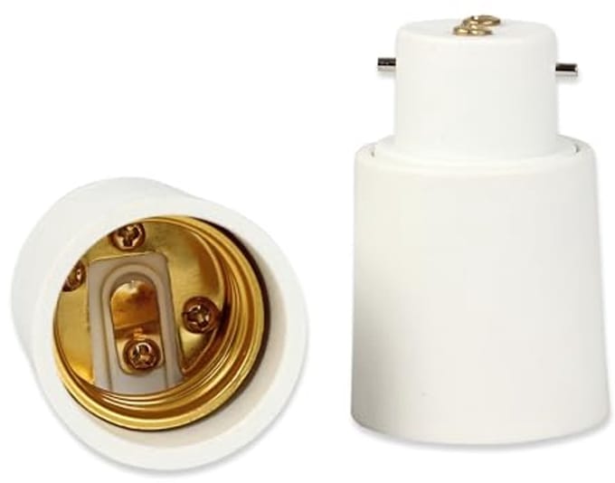 Lamphouder adapter B22 naar E27 - Geschikt voor krasvrije fitting - CE RoHS goedgekeurd
