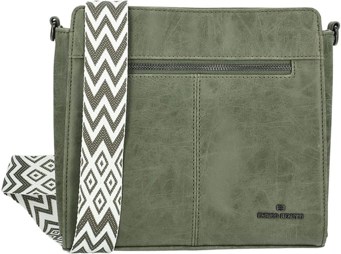 Enrico Benetti Stacey Schoudertas - Crossbodytas - Olijfgroen