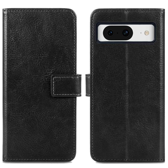 imoshion Hoesje - Geschikt voor Google Pixel 8 - Luxe Bookcase - Zwart
