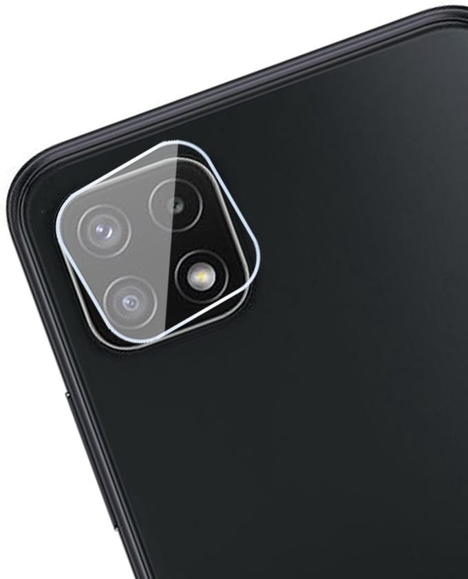 Screenprotector geschikt voor Samsung Galaxy A22 - Glas Camera Screen Protector